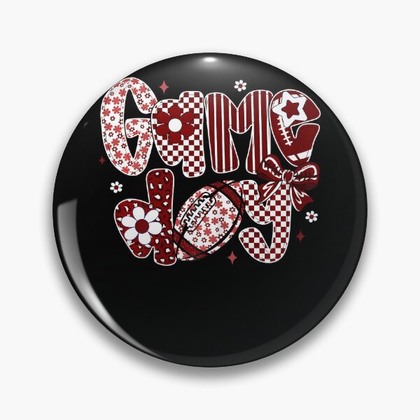 Item preview, Preppy Game Day Football Girly Bow Team Spirit Girls Maroon designed and sold by Krwasatoune.