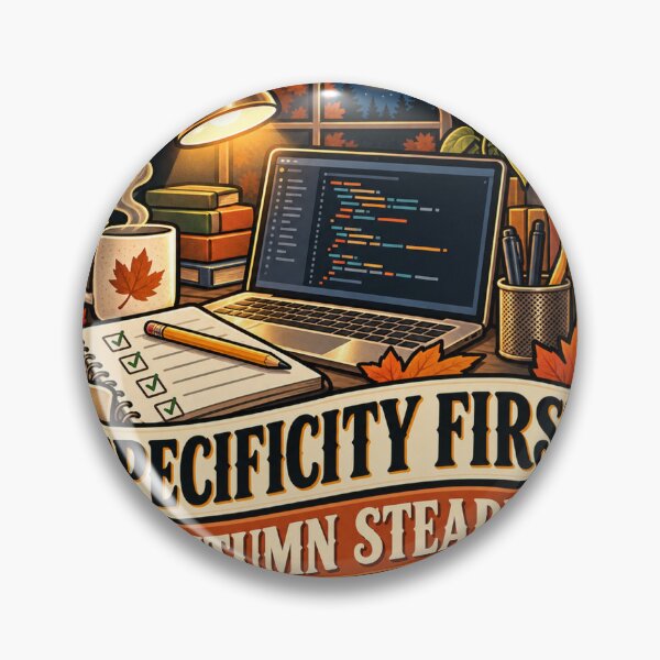 Item preview, Specificity First, Autumn Steady Medical Coder designed and sold by supertae.