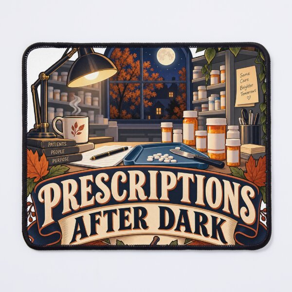 Item preview, Prescriptions After Dark Pharmacy Tech designed and sold by supertae.