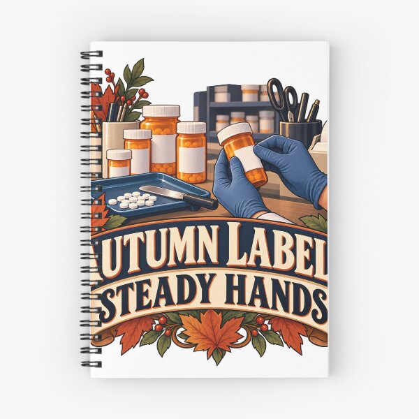 Item preview, Autumn Labels, Steady Hands Pharmacy Tech designed and sold by supertae.