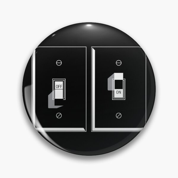 Item preview, Light Switches Off/On (White) designed and sold by BanterProjects.