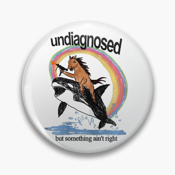 Item preview, Undiagnosed But Something Ain'T Right Horse Riding Whale designed and sold by Krwasatoune.