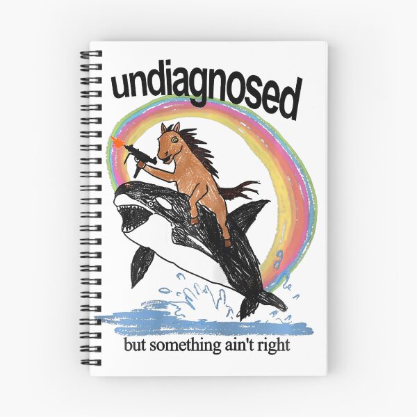 Item preview, Undiagnosed But Something Ain'T Right Horse Riding Whale designed and sold by Krwasatoune.