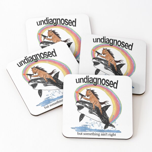Item preview, Undiagnosed But Something Ain'T Right Horse Riding Whale designed and sold by Krwasatoune.