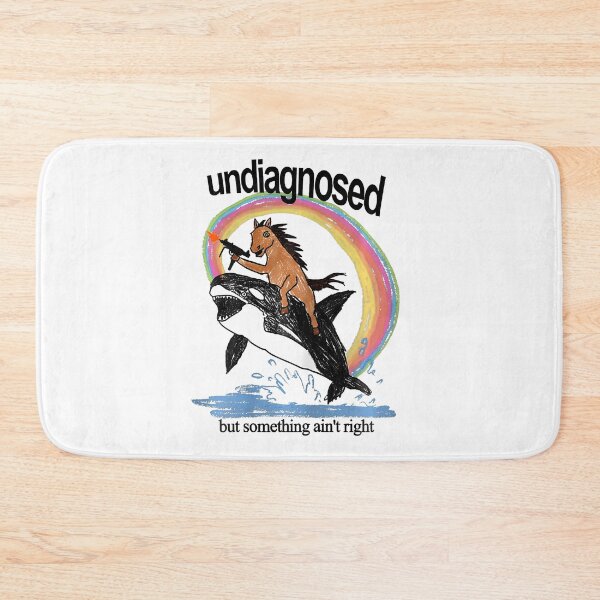 Item preview, Undiagnosed But Something Ain'T Right Horse Riding Whale designed and sold by Krwasatoune.