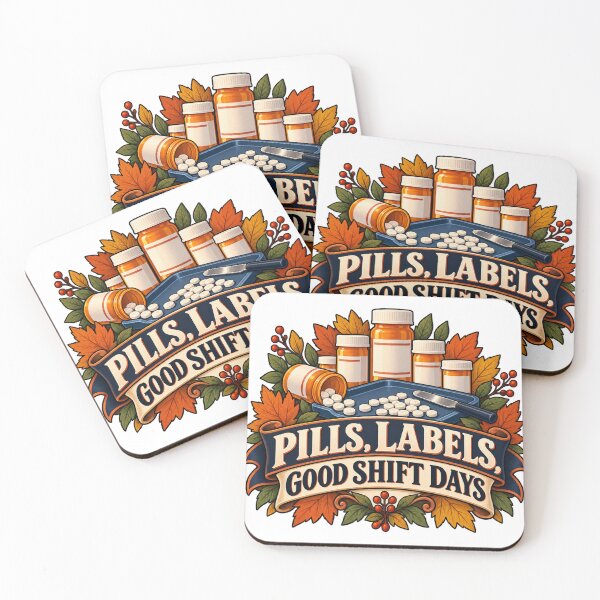 Item preview, Pills, Labels, Good Shift Days Pharmacy Tech designed and sold by supertae.