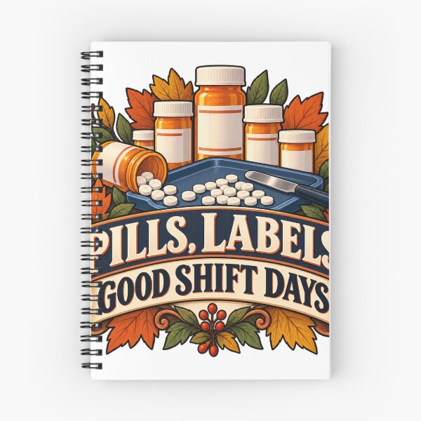Item preview, Pills, Labels, Good Shift Days Pharmacy Tech designed and sold by supertae.