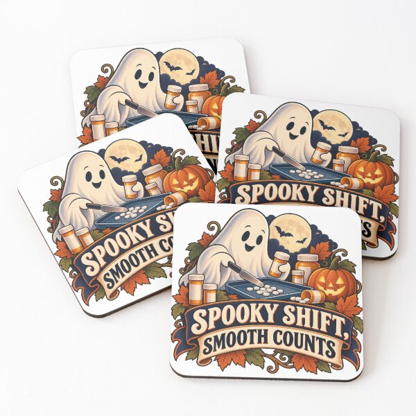 Item preview, Spooky Shift, Smooth Counts Pharmacy Tech designed and sold by supertae.