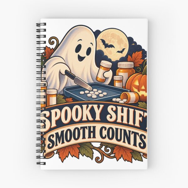 Item preview, Spooky Shift, Smooth Counts Pharmacy Tech designed and sold by supertae.
