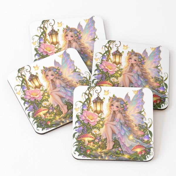 Item preview, Enchanted Forest Fairy Illustration designed and sold by jgvisualarts.