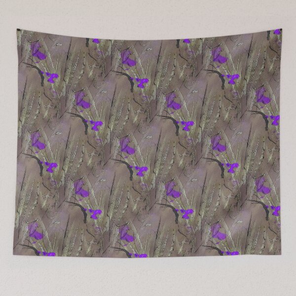 Item preview, Floral and Foliage Abstract in Brown and Purple designed and sold by Artistestella.
