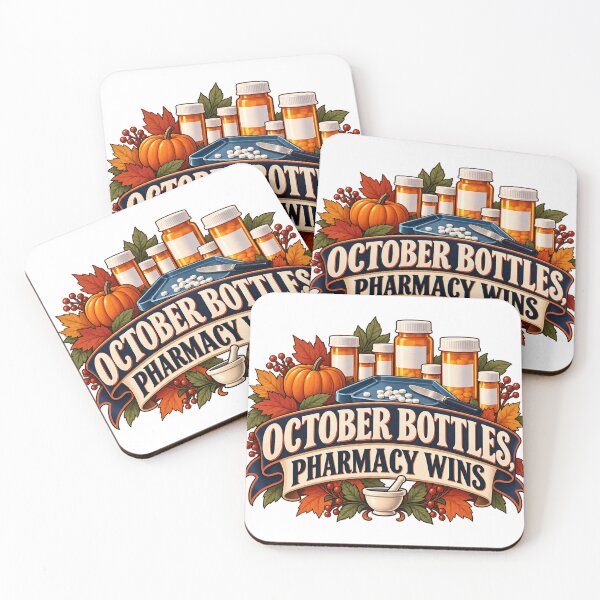 Item preview, October Bottles, Pharmacy Wins designed and sold by supertae.