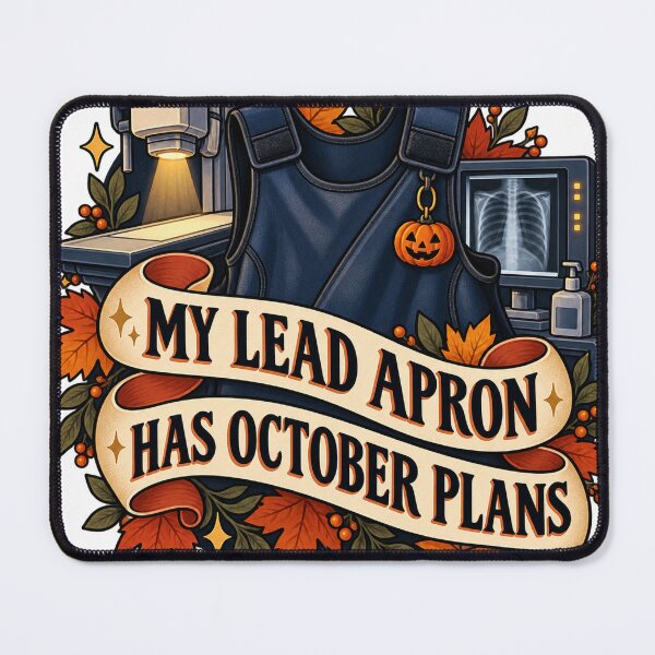Item preview, My Lead Apron Has October Plans Radiology Tech designed and sold by supertae.