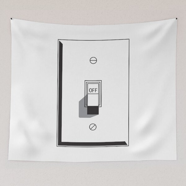 Item preview, Light Switch Off (Black) designed and sold by BanterProjects.