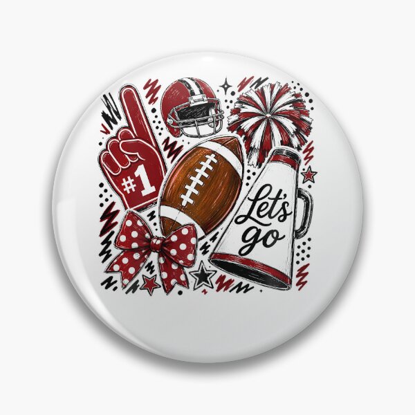 Item preview, Maroon Game Day Team High School Football Cheer Mom Spirit designed and sold by Krwasatoune.