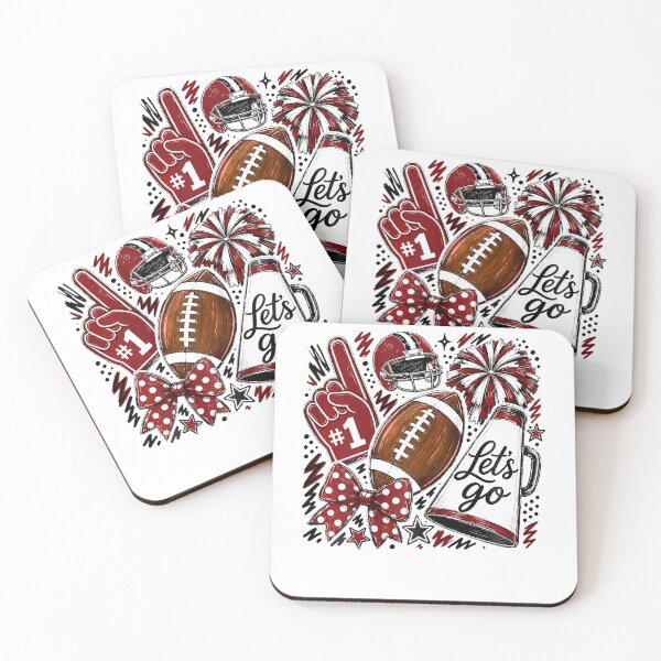 Item preview, Maroon Game Day Team High School Football Cheer Mom Spirit designed and sold by Krwasatoune.