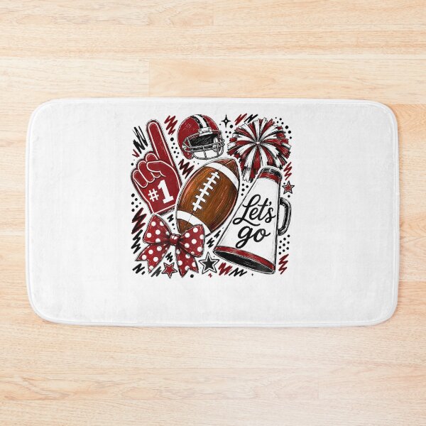 Item preview, Maroon Game Day Team High School Football Cheer Mom Spirit designed and sold by Krwasatoune.