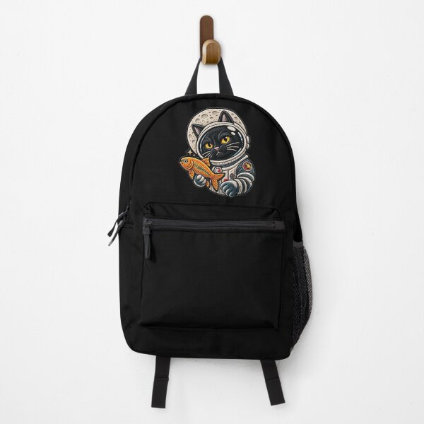 Item preview, Astronaut Cat – Funny Space Cat Holding a Fish designed and sold by Abidel.