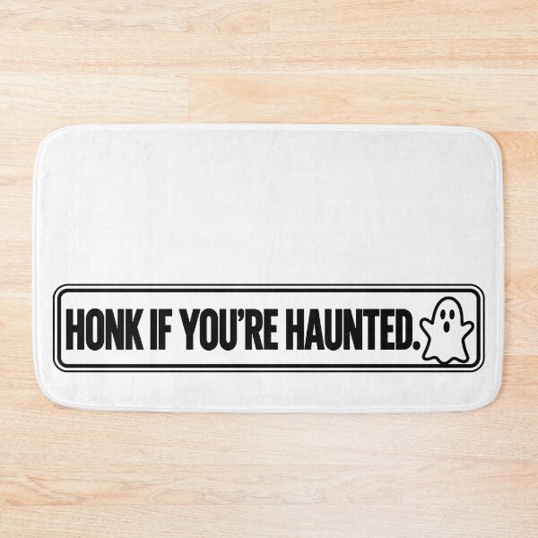 Item preview, BUMPS IN THE ROAD COLLECTION - ⭐ HALLOWEEN EDITION ⭐ - HONK IF YOU’RE HAUNTED. - GHOST designed and sold by WheelieGdArt.