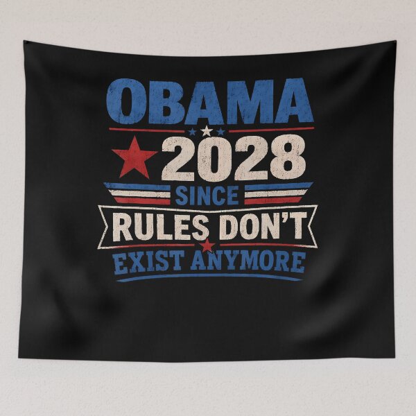 Item preview, Obama 2028 Since Rules Don'T Exist Anymore designed and sold by Krwasatoune.