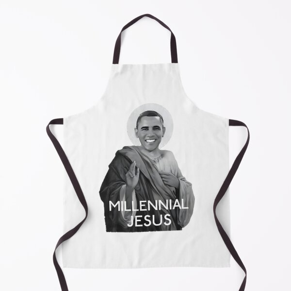 Item preview, Barack Obama Millennial Jesus Aesthetic Pop Art | Funny Political Satire & Vintage Retro Parody Graphic | Limited Edition designed and sold by Dyonn.