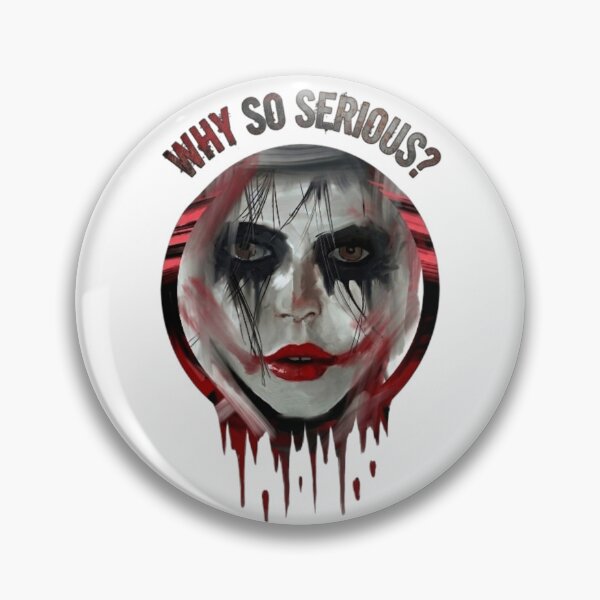 Item preview, Joker Portrait Why So Serious Dripping Paint Art designed and sold by IvanaIka.