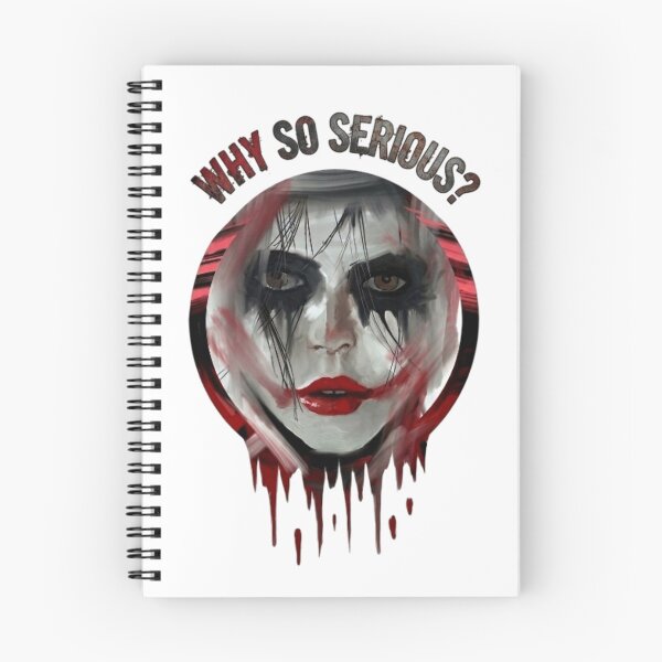 Item preview, Joker Portrait Why So Serious Dripping Paint Art designed and sold by IvanaIka.