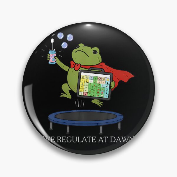 Item preview, We Regulate At Dawn Frog Inclusion Neurodiversity Sped Team designed and sold by Krwasatoune.