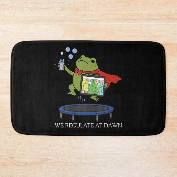 Item preview, We Regulate At Dawn Frog Inclusion Neurodiversity Sped Team designed and sold by Krwasatoune.