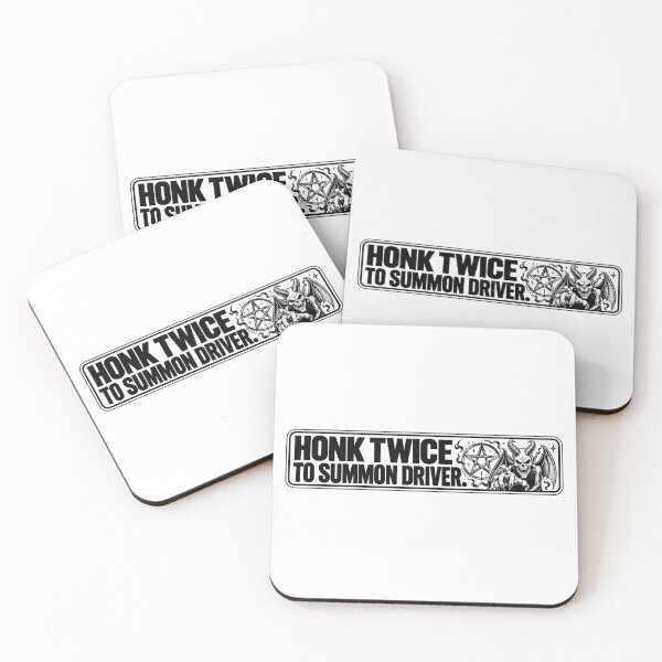Item preview, BUMPS IN THE ROAD COLLECTION - ⭐ HALLOWEEN EDITION ⭐ - HONK TWICE TO SUMMON DRIVER.  designed and sold by WheelieGdArt.