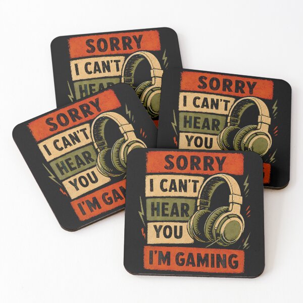 Item preview, Funny Gamer Graphic Tee Sorry I Can'T Hear You I'M Gaming designed and sold by Krwasatoune.