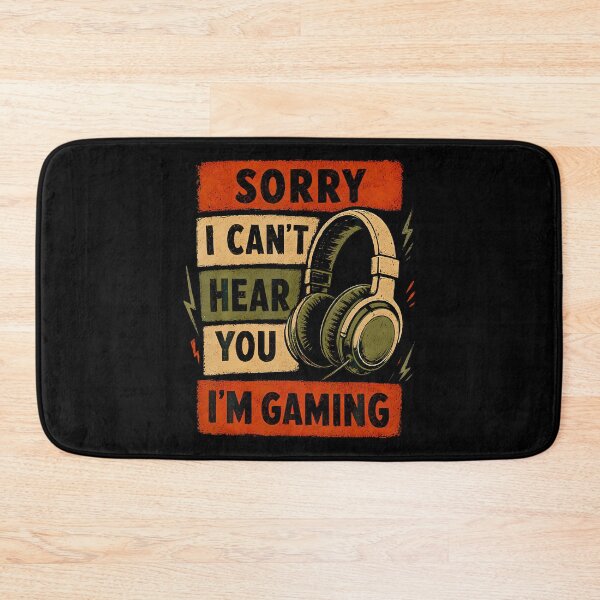 Item preview, Funny Gamer Graphic Tee Sorry I Can'T Hear You I'M Gaming designed and sold by Krwasatoune.