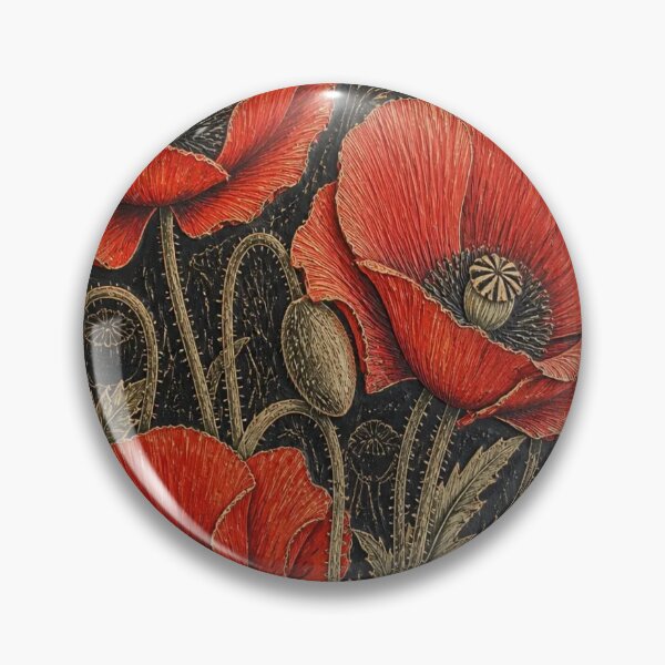 Item preview, poppy flowers designed and sold by Artnovalty.redbubble.com.
