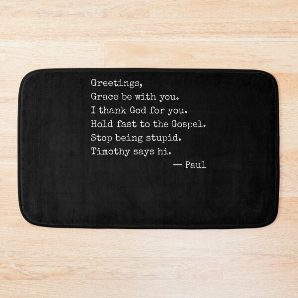 Item preview, Greetings Grace Be With You Paul'S Letter Template Humor designed and sold by Krwasatoune.