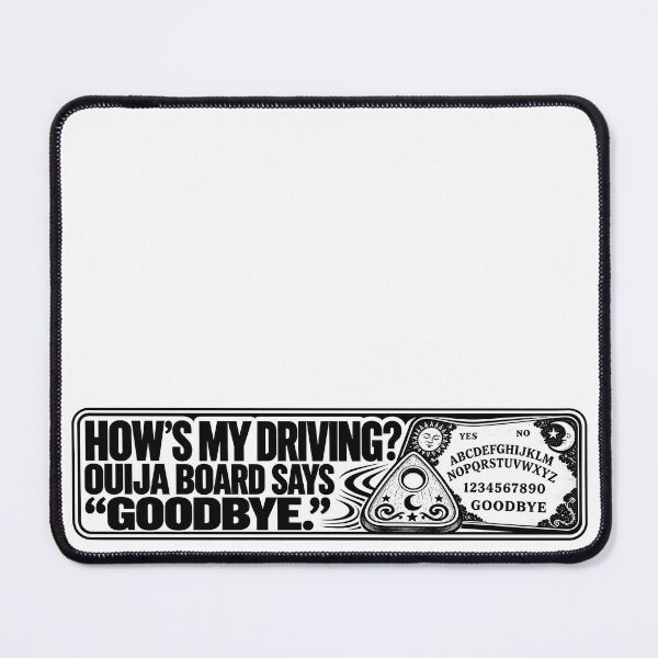 Item preview, BUMPS IN THE ROAD COLLECTION - ⭐ HALLOWEEN EDITION ⭐ - HOW'S MY DRIVING - OUIJA BOARD SAYS GOODBYE designed and sold by WheelieGdArt.