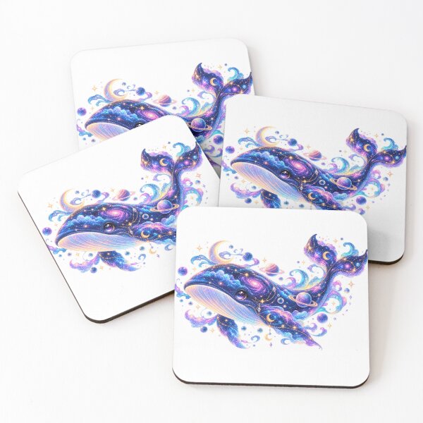 Item preview, Cosmic Galaxy Whale Illustration designed and sold by jgvisualarts.