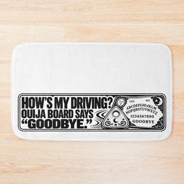 Item preview, BUMPS IN THE ROAD COLLECTION - ⭐ HALLOWEEN EDITION ⭐ - HOW'S MY DRIVING - OUIJA BOARD SAYS GOODBYE designed and sold by WheelieGdArt.