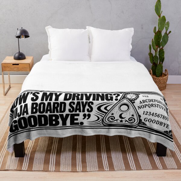 Item preview, BUMPS IN THE ROAD COLLECTION - ⭐ HALLOWEEN EDITION ⭐ - HOW'S MY DRIVING - OUIJA BOARD SAYS GOODBYE designed and sold by WheelieGdArt.