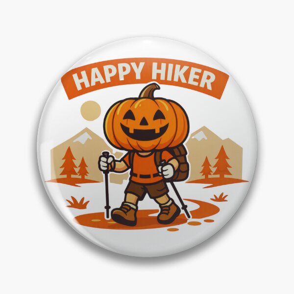 Item preview, Happy Hiker Pumpkin Adventure Halloween designed and sold by GabeMountainArt.