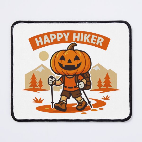 Item preview, Happy Hiker Pumpkin Adventure Halloween designed and sold by GabeMountainArt.