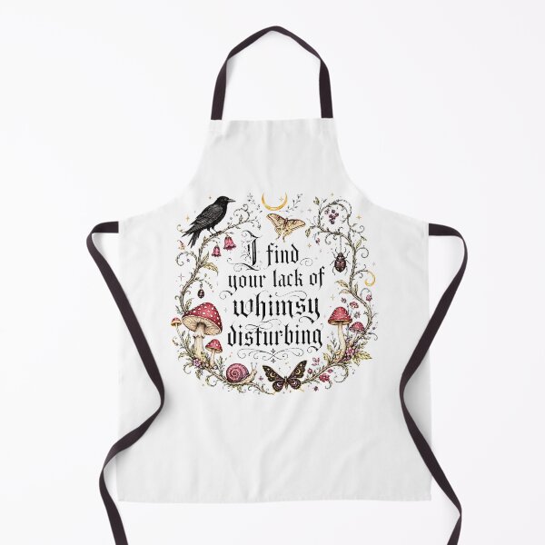 Item preview, I Find Your Lack Of Whimsy Disturbing Mushroom Crow Gothic designed and sold by Krwasatoune.
