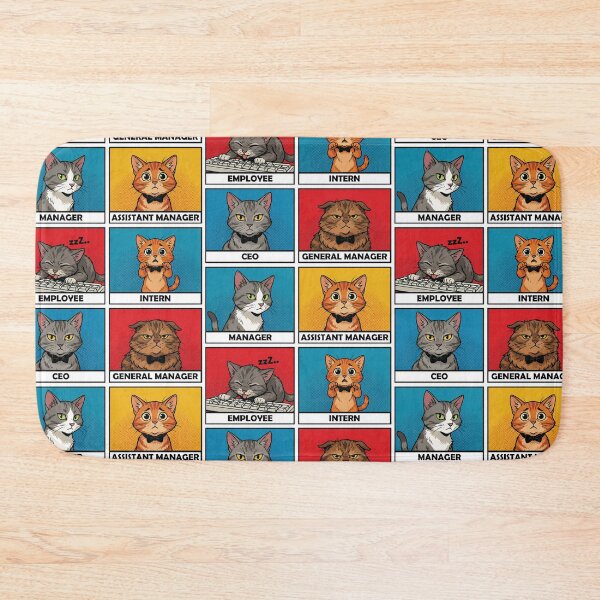 Item preview, Funny Corporate Cats Hierarchy meme designed and sold by chillaxcats.