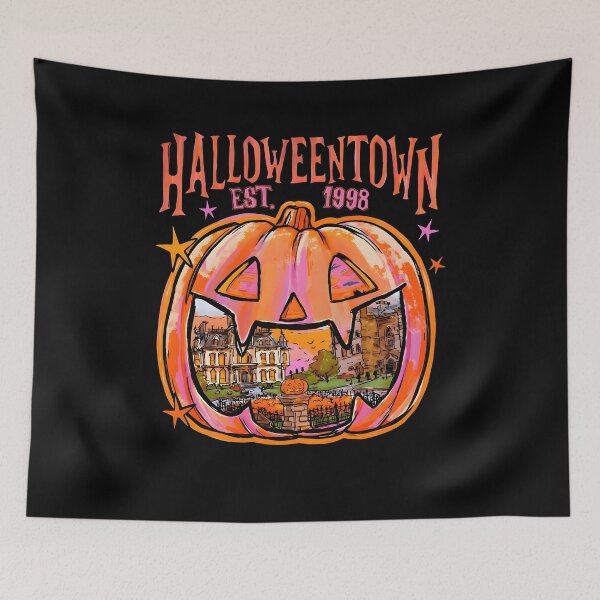 Item preview, Retro Pumpkin Halloween Spooky Town Vintage Autumn Jack O Lantern Graphic designed and sold by AnanamorphArter.