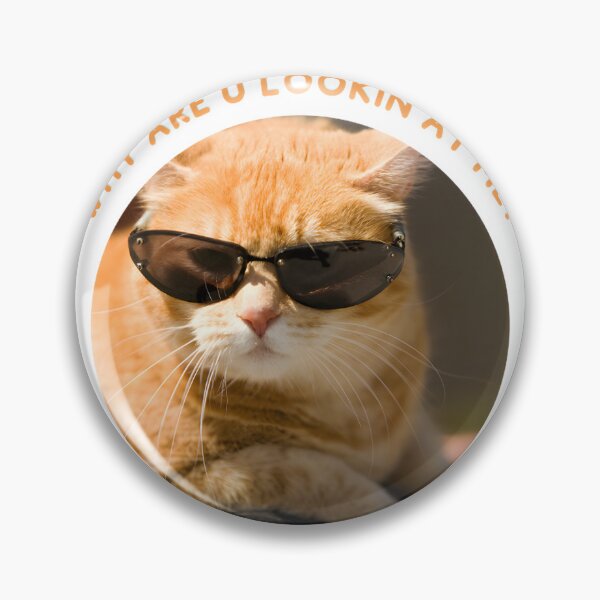 Item preview, Ginger Cat Side Eye Funny Orange Tabby Kitten Stare Down Cute Pet Humor Gift | Limited Edition designed and sold by tlcgiftcenter.