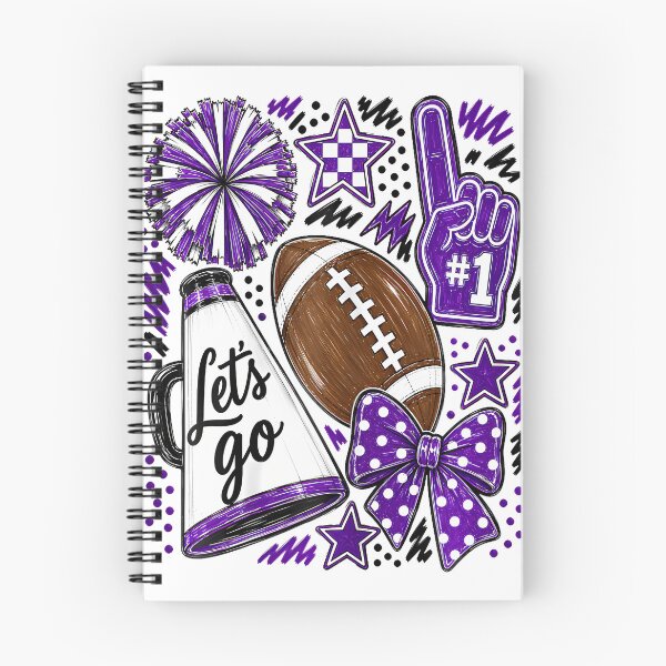 Item preview, Purple Game Day Team High School Football Cheer Mom  designed and sold by Krwasatoune.