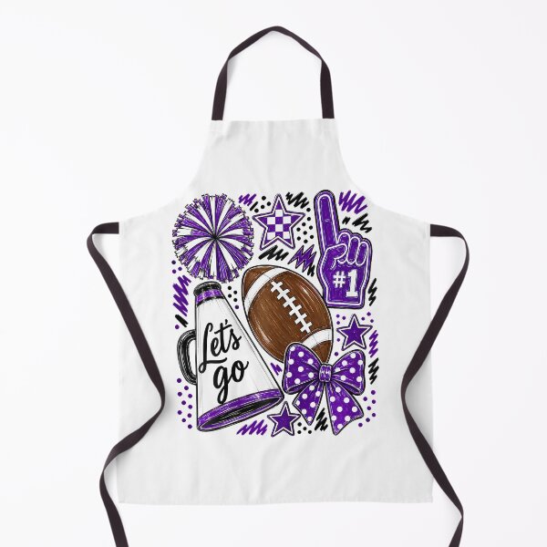 Item preview, Purple Game Day Team High School Football Cheer Mom designed and sold by Krwasatoune.