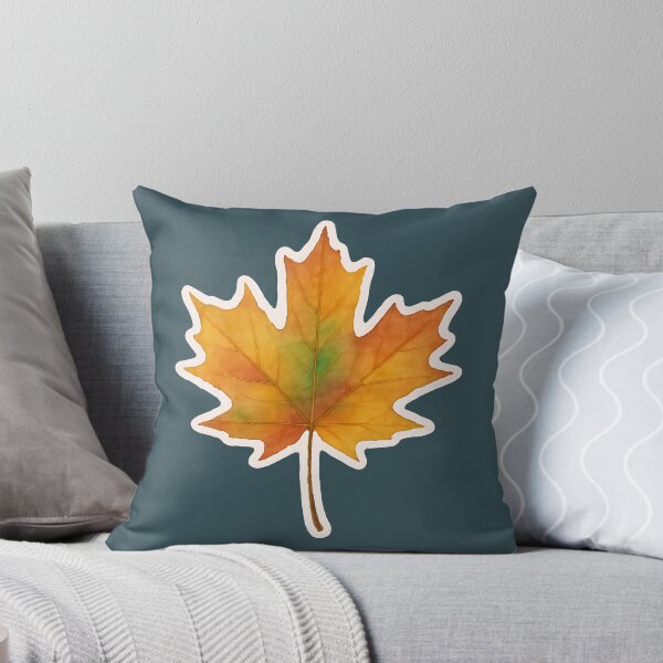 Item preview, Watercolor Botanical Leaves Nature Inspired Collection: Sugar Maple designed and sold by PinUpPizzazz.