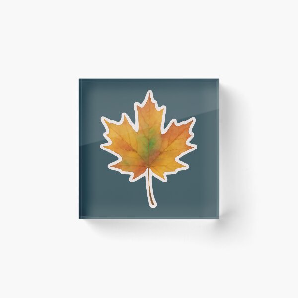 Item preview, Watercolor Botanical Leaves Nature Inspired Collection: Sugar Maple designed and sold by PinUpPizzazz.