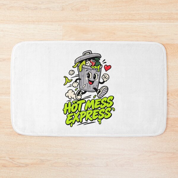 Item preview, culture memes  Hot Mess Express Funny Self Deprecating Trash Can designed and sold by Uglyandcute.