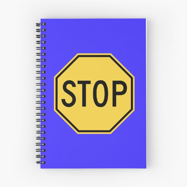 Item preview, Vintage Yellow Stop Sign designed and sold by Karate Octopus.
